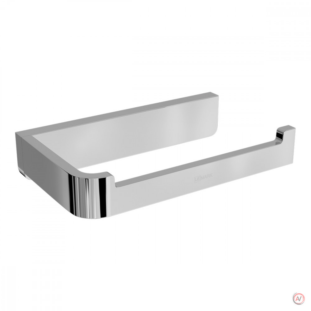 Держатель для туалетной бумаги Lemark SMOOTH LINE открытый , хром